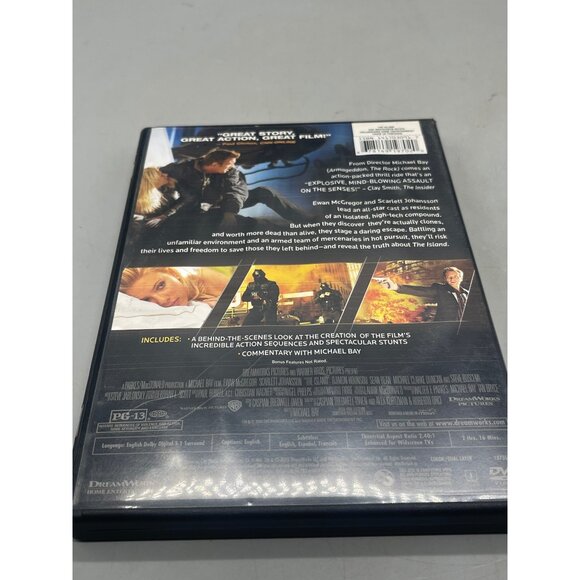 The Island DVD Ewan McGregor Johansson 2003 DreamWorks PG-13 English READ - Picture 2 of 3